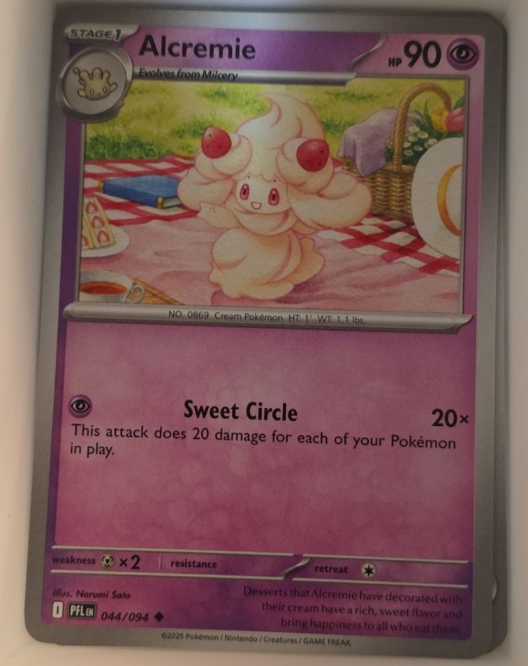 2025 Pokémon ME02: Phantasmal Flames #044 Alcremie — front