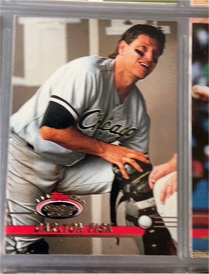 1993 Topps Stadium Club #221 Carlton Fisk — front