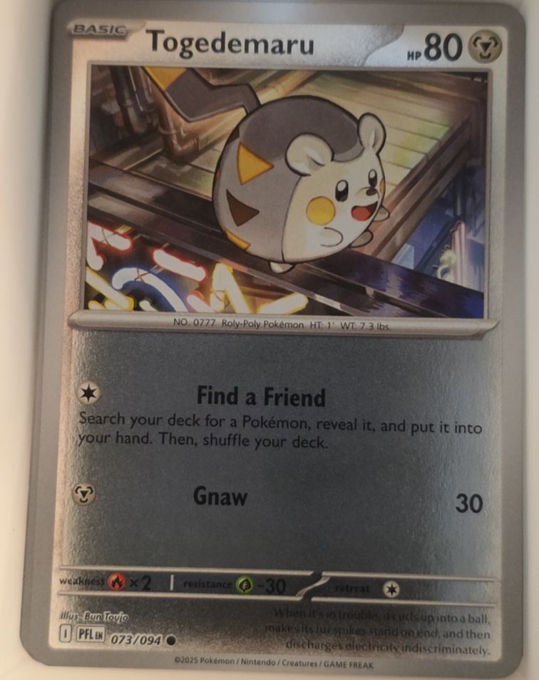 2025 Pokémon ME02: Phantasmal Flames #073 Togedemaru — front