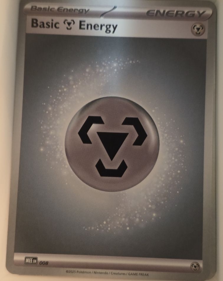 2025 Pokémon Scarlet & Violet Energies #008 Basic Metal Energy — front