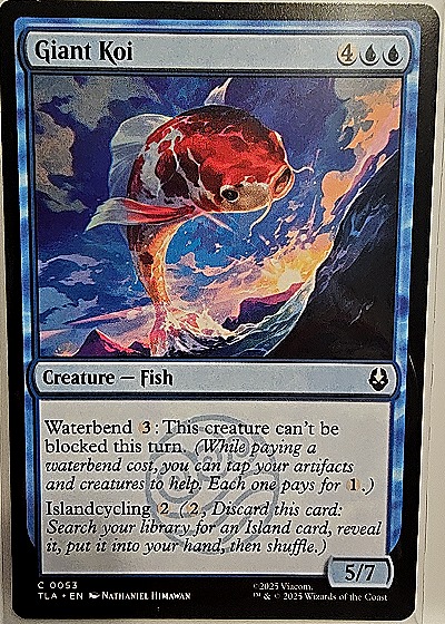 2025 Magic: The Gathering #53 Giant Koi — front