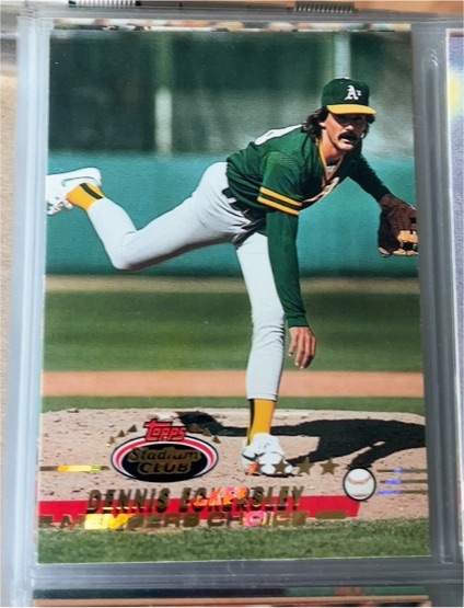 1993 Topps Stadium Club #291 Dennis Eckersley — front