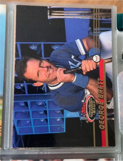 1993 Topps Stadium Club #424 George Brett — front