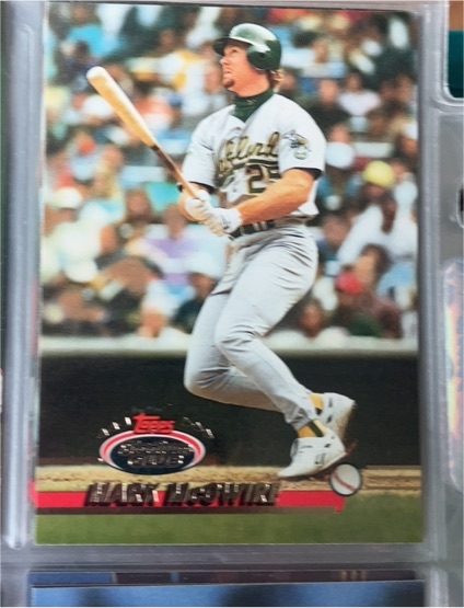 1993 Topps Stadium Club #478 Mark McGwire — front