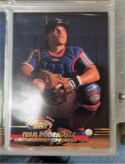 1993 Topps Stadium Club #592 Ivan Rodriguez — front