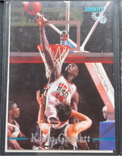1995 Classic Rookies #5 Kevin Garnett — front