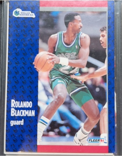 1991-92 Fleer #43 Rolando Blackman — front
