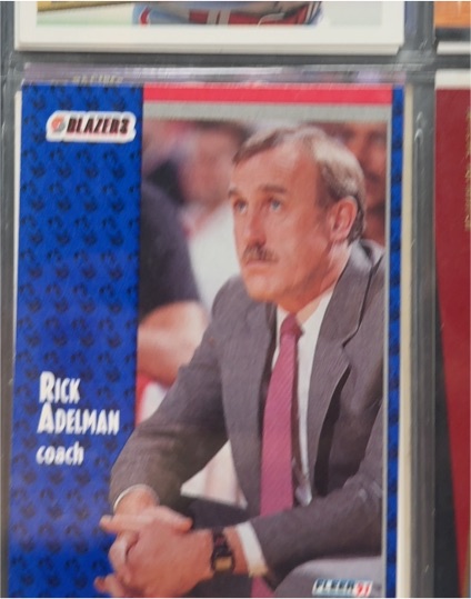 1991-92 Fleer #166 Rick Adelman — front