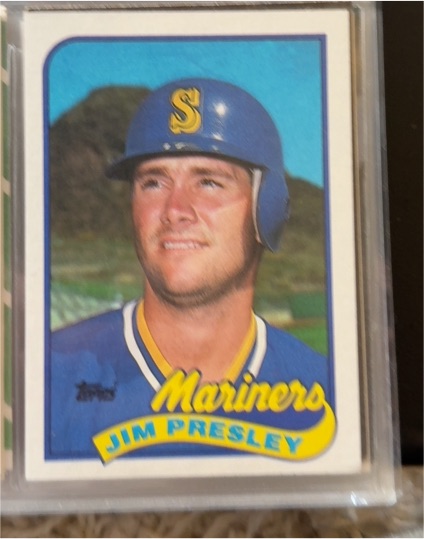 1989 Topps #112 Jim Presley — front