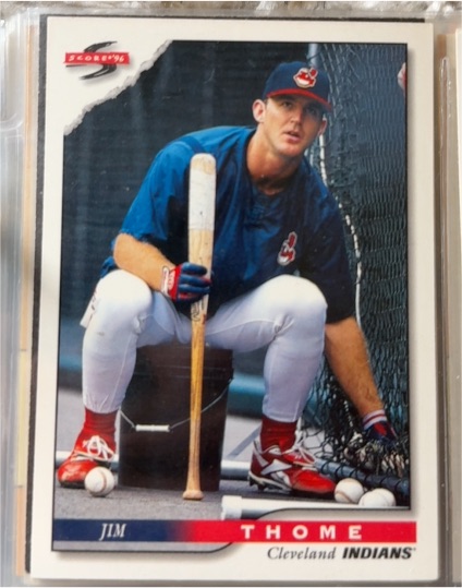 1996 Score #6 Jim Thome Cleveland Indians — front