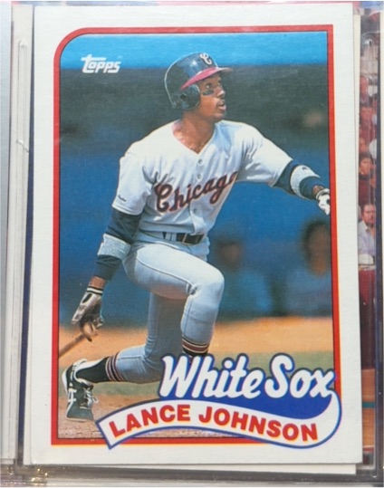 1989 Topps #122 Lance Johnson — front