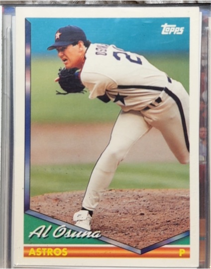 1994 Topps #277 Al Osuna Houston Astros — front