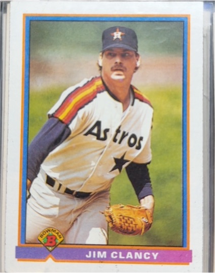 1991 Bowman #554 Jim Clancy — front