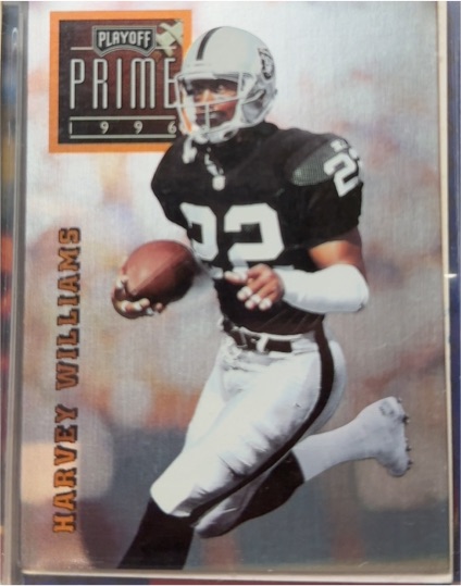 1996 Playoff Prime #77 Harvey Williams — front