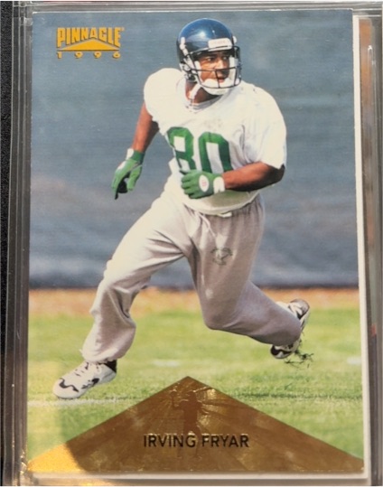 1996 Pinnacle Premium Stock #110 Irving Fryar — front