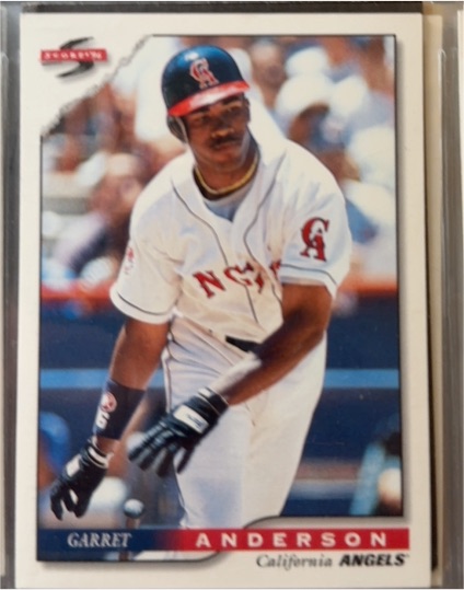 1996 Score #35 Garret Anderson — front