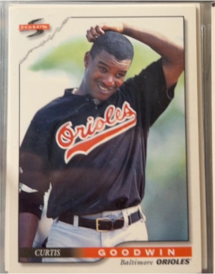 1996 Score #26 Curtis Goodwin — front