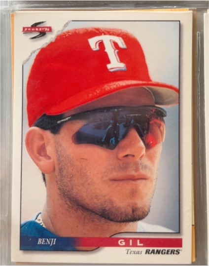 1996 Score #158 Benji Gil — front