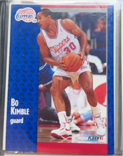 1991-92 Fleer #91 Bo Kimble — front
