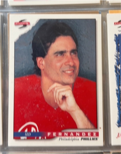 1996 Score #215 Sid Fernandez — front