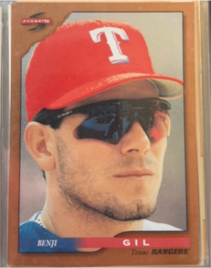 1996 Score Dugout Collection #92 Benji Gil — front