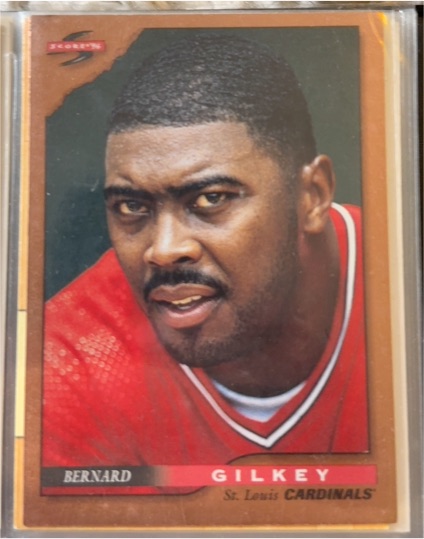 1996 Score Dugout Collection #31 Bernard Gilkey — front