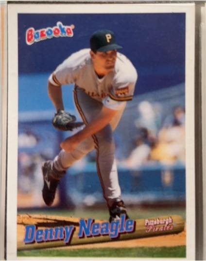 1992 Bazooka Denny Neagle Pittsburgh Pirates — front