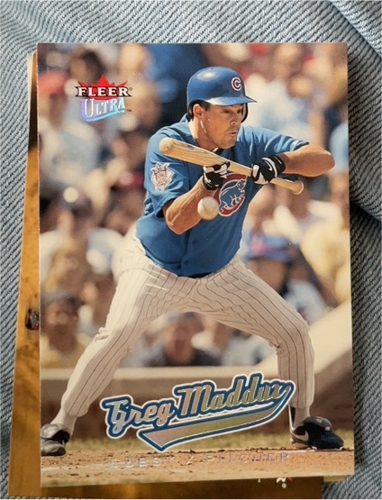 2005 Fleer Ultra #28 Greg Maddux — front