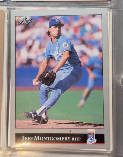 1992 Leaf #136 Jeff Montgomery — front
