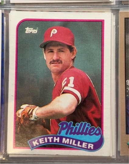 1989 Topps #268 Keith Miller — front