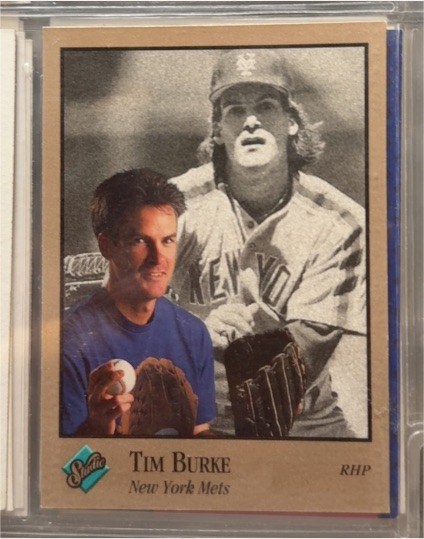 1992 Leaf Studio #RHP Tim Burke — front