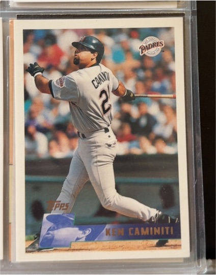 1996 Topps #182 Ken Caminiti — front
