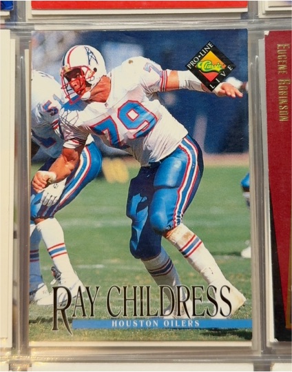 1994 Pro Line Live #79 Ray Childress — front