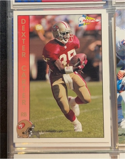 1992 Pacific #278 Dexter Carter — front