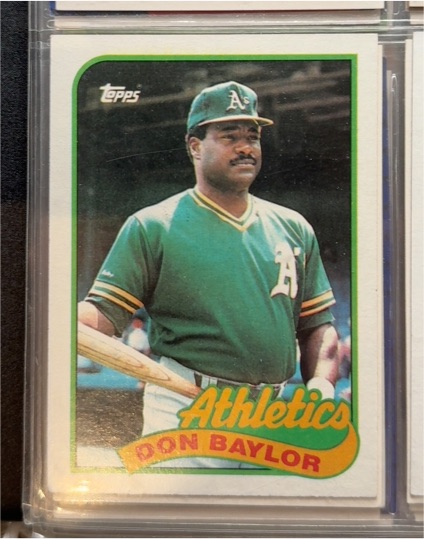 1989 Topps #673 Don Baylor — front