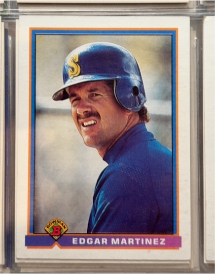 1991 Bowman #243 Edgar Martinez — front