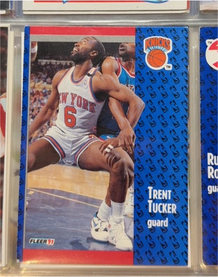 1991-92 Fleer #140 Trent Tucker — front
