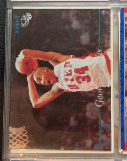 1995 Classic Rookies #44 George Banks — front