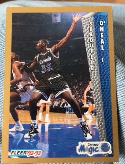 1992-93 Fleer #401 Shaquille O'Neal — front