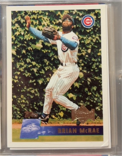 1996 Topps #184 Brian McRae — front