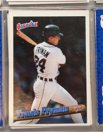 1996 Topps Bazooka #19 Travis Fryman — front