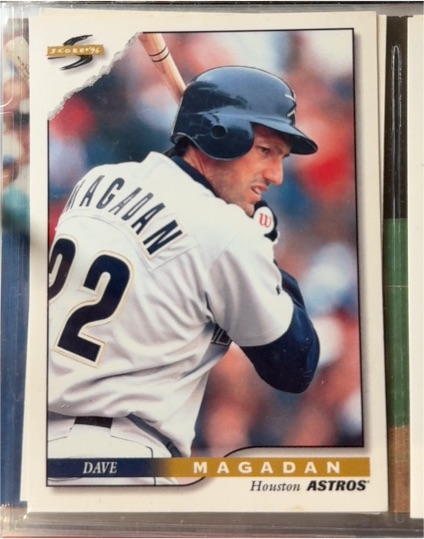 1996 Score #116 Dave Magadan — front
