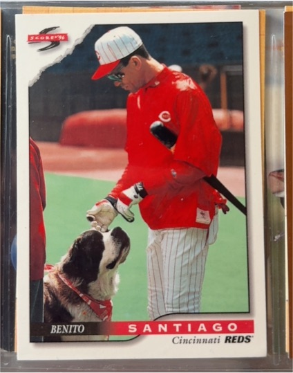 1996 Score #96 Benito Santiago — front