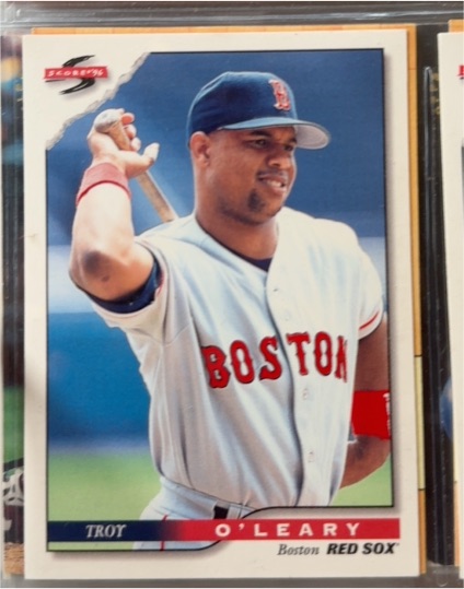 1996 Score #134 Troy O'Leary Boston Red Sox — front