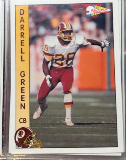 1992 Pacific #310 Darrell Green Washington Redskins — front