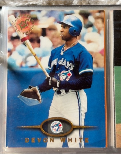 1995 Topps Stadium Club #335 Devon White — front