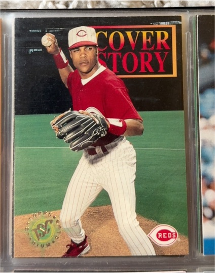 1995 Topps Stadium Club #407 Barry Larkin — front