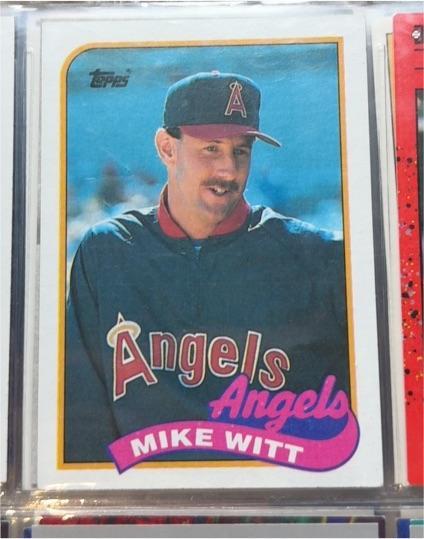 1989 Topps #190 Mike Witt — front