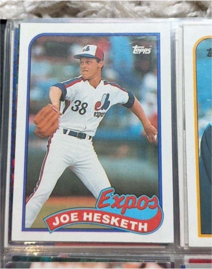 1989 Topps #614 Joe Hesketh — front