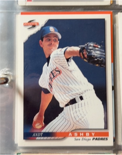 1994 Score #381 Andy Ashby — front